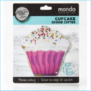 Cookie Cutter Cupcake 3.5" Mondo