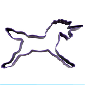 Cookie Cutter Unicorn 4.5" Purple