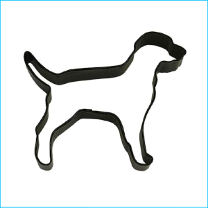 Cookie Cutter Dog 4" Black