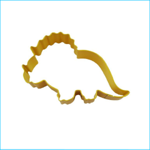 Cookie Cutter Triceratops Baby 4" Yellow