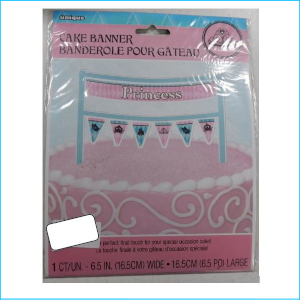 Cake Topper Banner Princess