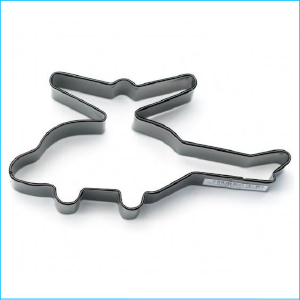 Cookie Cutter Helicopter 5" Black