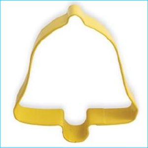 Cookie Cutter Bell 3.5" Yellow