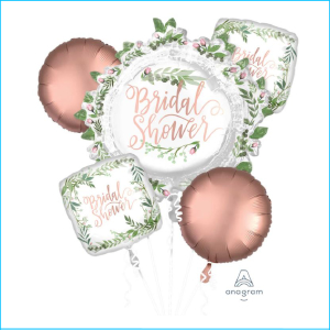 Foil Bouquet Bridal Shower Set 5