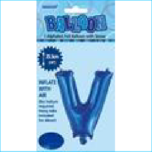 Airfill Letter V Blue 35.5cm M