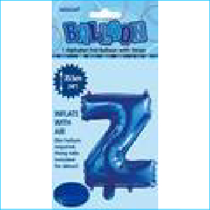 Airfill Letter Z Blue 35.5cm M