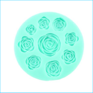 Silicone Mould Roses Mixed Sizes