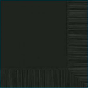 Black Lunch Napkins Pk 20