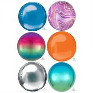 Helium Quality Orbz and Loon Ball Foils Unfilled