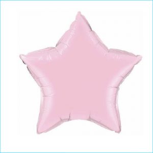 Foil 90cm Star Pastel Pink