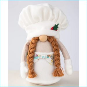 Gnome Chef Molly White 30cm