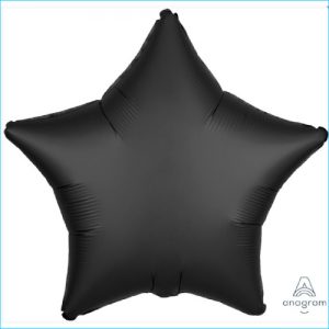 Foil 45cm Star Satin Black