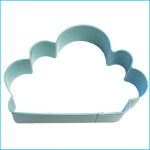 Cookie Cutter Cloud 4" Blue