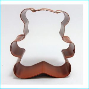 Cookie Cutter Teddy Bear 3.25" Brown