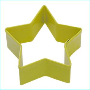 Cookie Cutter Star 2.75" Yellow