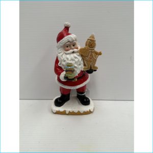 Santa with a Gingerbread 22cm