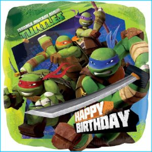 Foil TMNT Happy Birthday 45cm