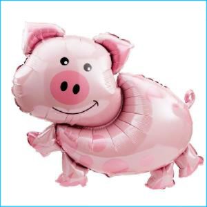 Foil Farm Animal Pig 89cm