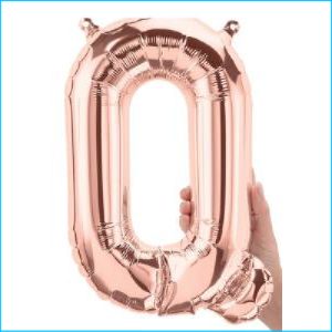 Airfill Letter Q Rose Gold 34cm N