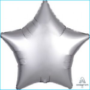 Foil 45cm Star Satin Silver