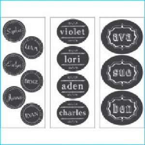 Chalkboard Drink Labels Pk 13