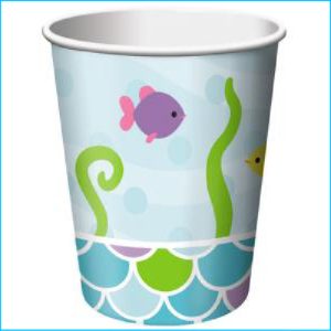 Mermaid And Friends Paper Cups Pk 8