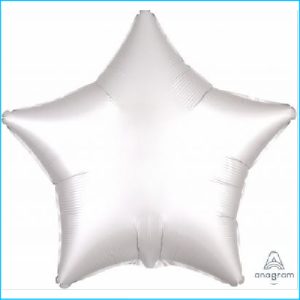 Foil 45cm Star Satin White