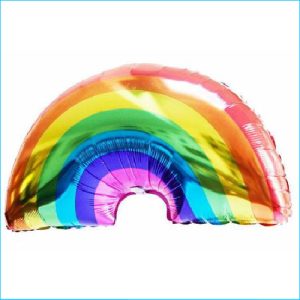 Foil Rainbow Balloon 75 x 48cm