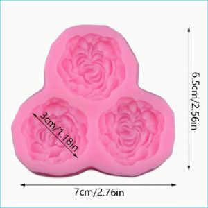 Silicone Mould Peony Flowers