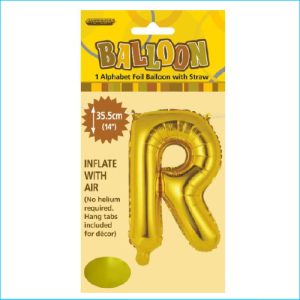 Airfill Letter R Gold 35.5cm M