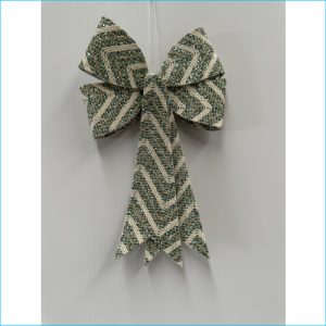 Vinyl Green and Gold Vintage Bow 35x22cm