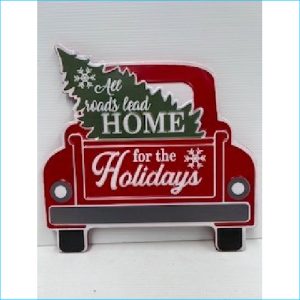 Home for the Holidays Sign 38x37cm