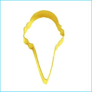 Cookie Cutter Ice Cream Cone 4" Yellow