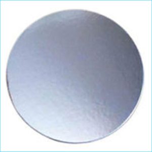 Cake Cardboard Round Silver 12" UCG