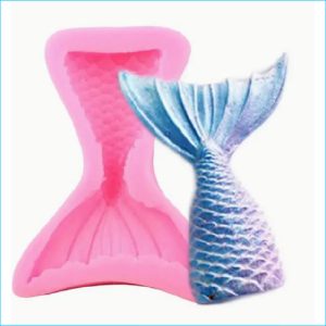 Silicone Mould Mermaid Tail Small 8.2cm