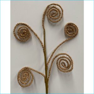 Xmas Brown Rope Spray 60cm