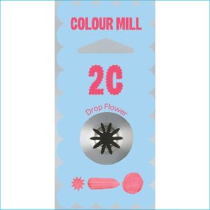 Colour Mill Piping Tip 2C Med Drop Flowe