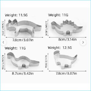 Cookie Cutters Dinosaurs Set 4 T