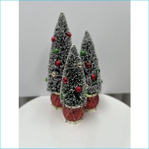 Christmas Tree in Drum Pot Set 3