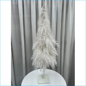 White Glitter Xmas Tree 75cm