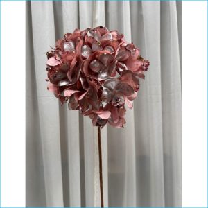 Hydrangea Glitter Spray Pink 45cm